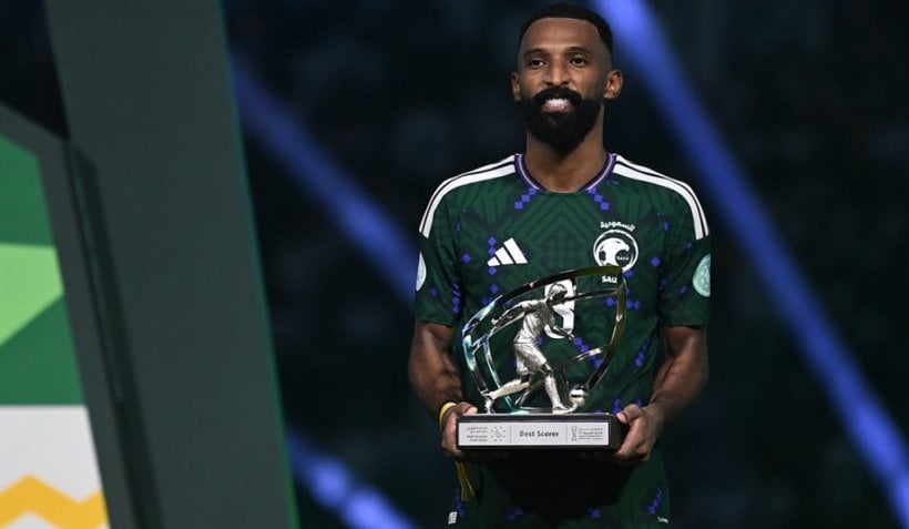 Feras Al-Buraikan wins top scorer award at Gulf Cup 27