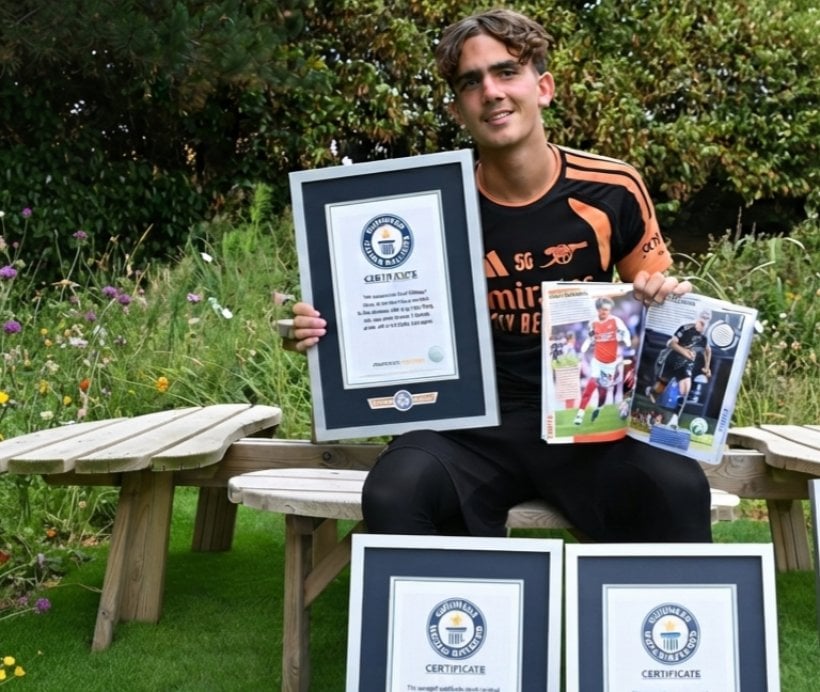 Arsenal: Max Dowman sets three Guinness World Records