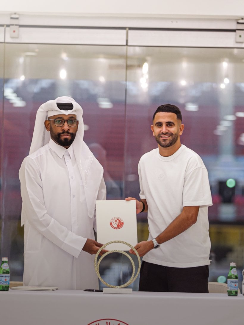 Officially.. Al-Shamal signs Riyad Mahrez