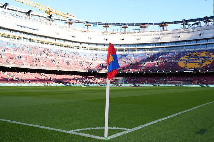 FC Barcelona continues installing seats in the third tier at Spotify Camp Nou