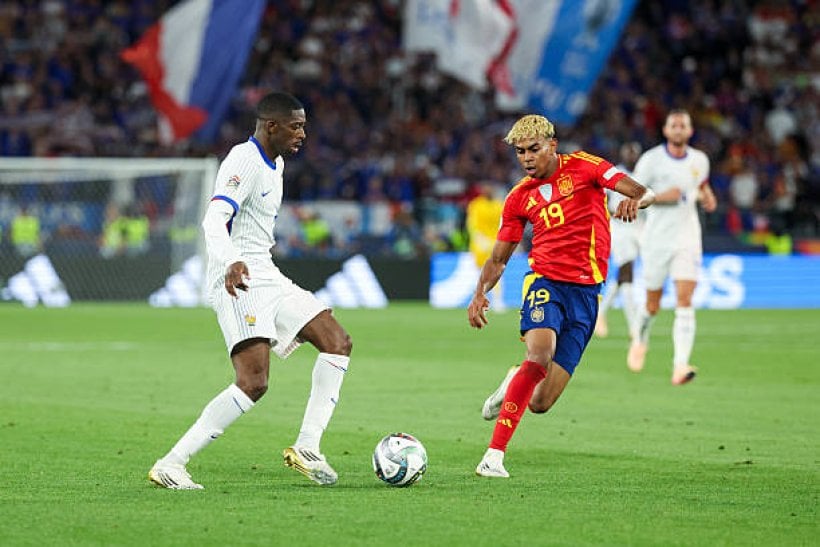Yamal supera a Dembélé antes del choque entre Barcelona y Paris Saint-Germain