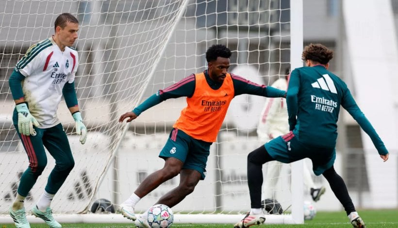 Real Madrid begin preparations for RB Leipzig clash