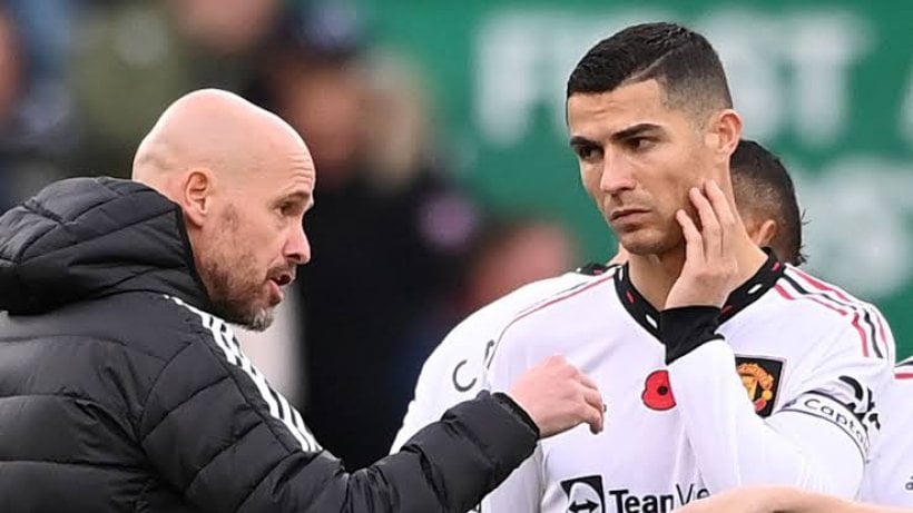 Ten Hag criticises Cristiano Ronaldo: he wasn't running with the ball or without it