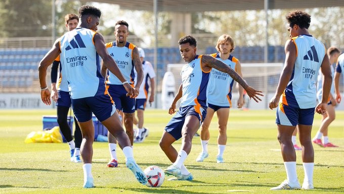 4 absences from Real Madrid training