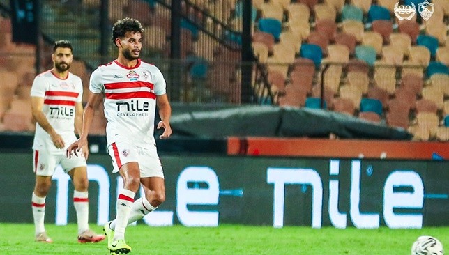Nabil Donga performs qualifying exercises at Zamalek headquarters