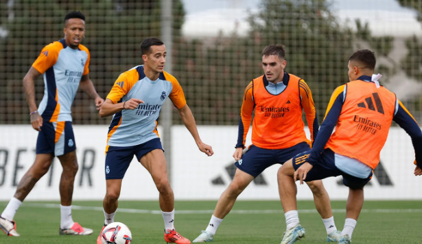 Good news in Real Madrid training