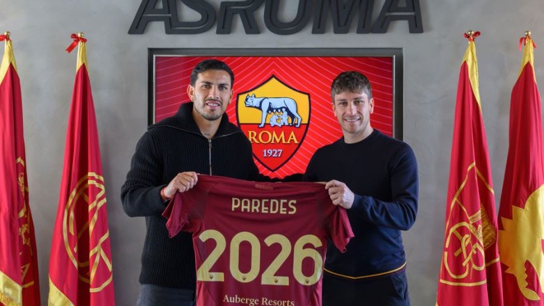 Officially.. Roma announces the extension of Leandro Paredes' contract