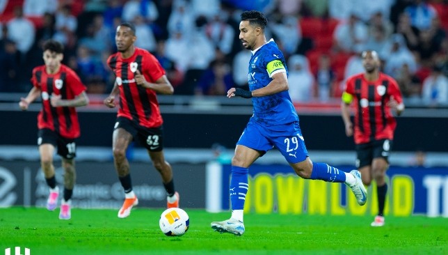 Imposing a fine on Al Hilal Club