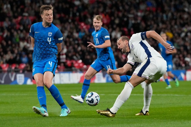 Kane leads England to victory over Finland in the Nations League