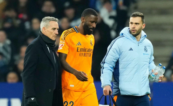 The injury strikes Rudger