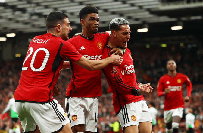 Manchester United's expected lineup against Fulham today