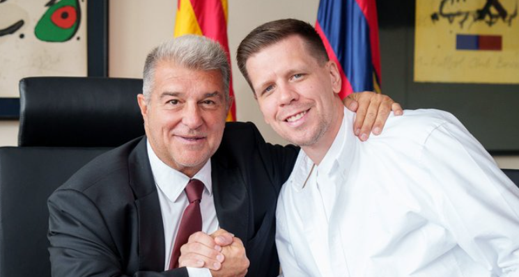 Officially... Barcelona announces the contract with Szczesny