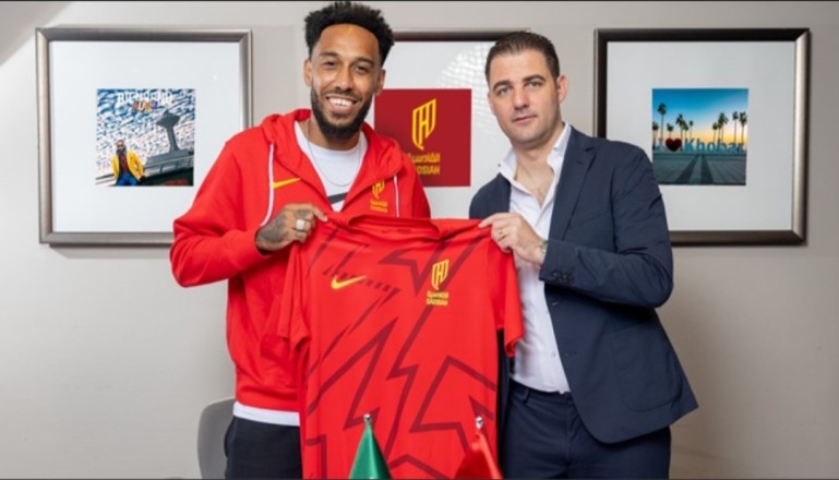 Aubameyang: In the Saudi League, I will continue scoring