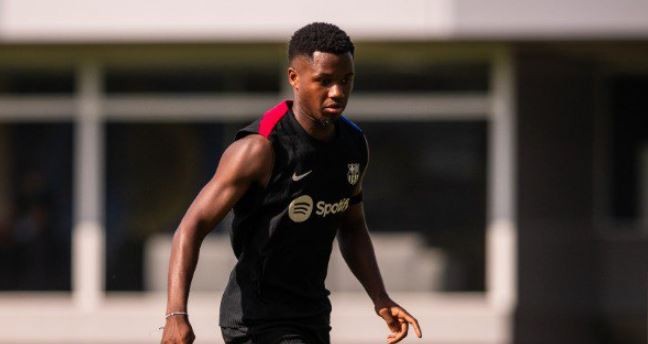 Barcelona announces Fati's injury