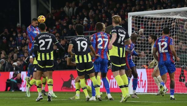 Manchester City stumbles against Crystal Palace in the Premier League