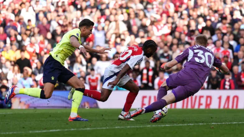 Arsenal turns the tables on Southampton in the Premier League