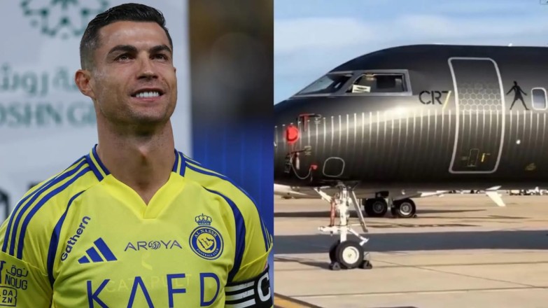 Ronaldo plane causes controversy in Manchester .. What are the reasons for the visit?