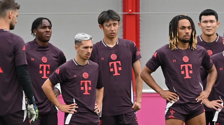 Bayern Munich player returns to training after a long absence