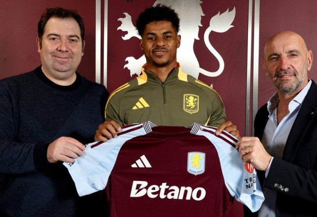 Officially .. Aston Villa announces the contract with Rashford