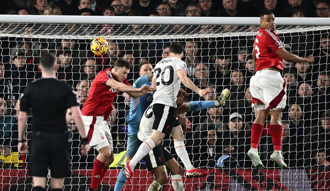 Liverpool contented itself with a draw against Nottingham in the Premier League