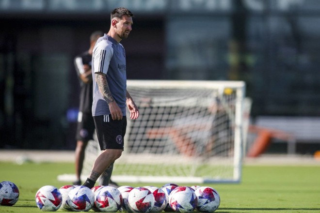 Messi returns to Inter Miami training