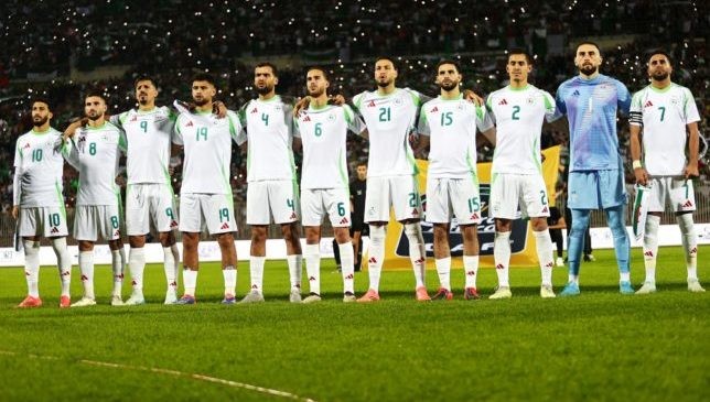 Algeria's list for the matches between Equatorial Guinea and Liberia