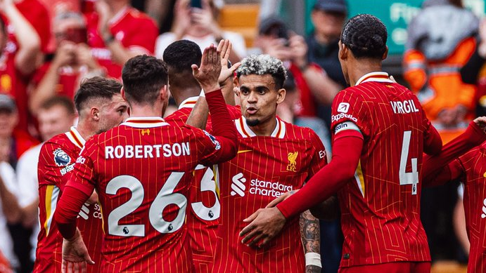 Liverpool defeats Bournemouth and temporarily leads the Premier League