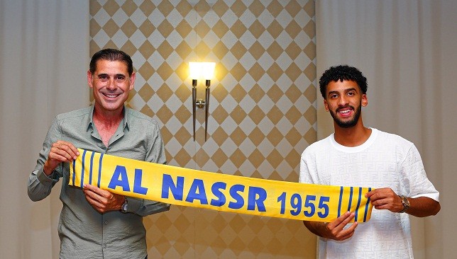 Salem Al-Najdi attends Al-Nasr training