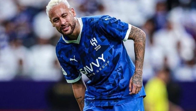 The reason for Neymar's injury again