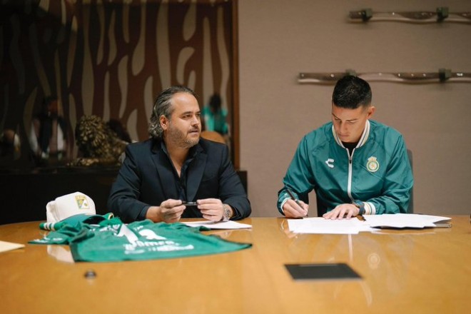 Officially...James Rodriguez is embarking on a new experience