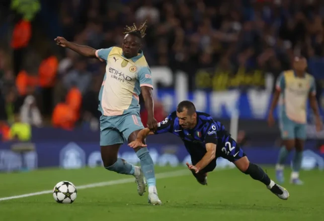Inter forces Manchester City to a draw in the Champions League