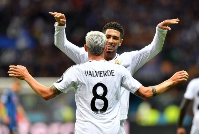 Real Madrid's lineup to face Borussia Dortmund
