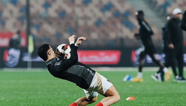 The date of Ashour’s regular training in Al-Ahly training