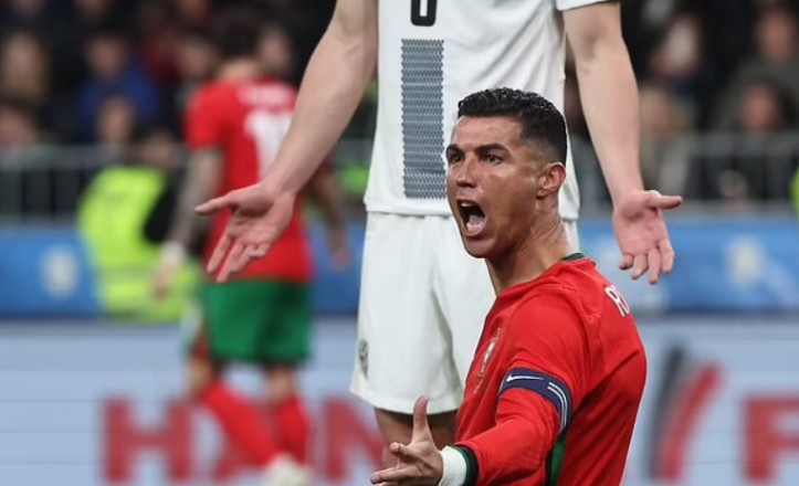 رونالدو غاضب بعد خسارة البرتغال ودياً