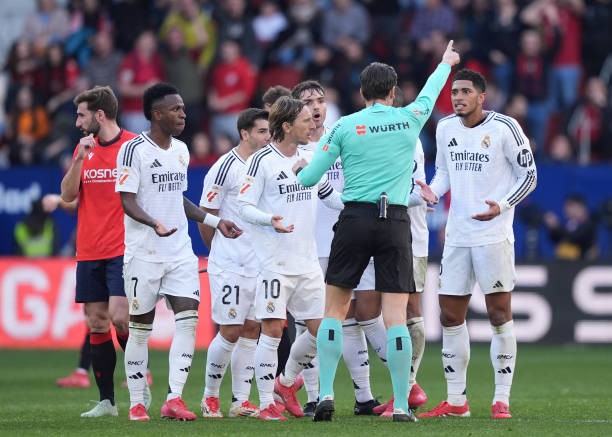 Threats to kill the referee of the Real Madrid and Osasuna match