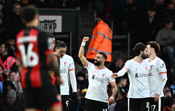 Salah leads Liverpool to beat Bournemouth
