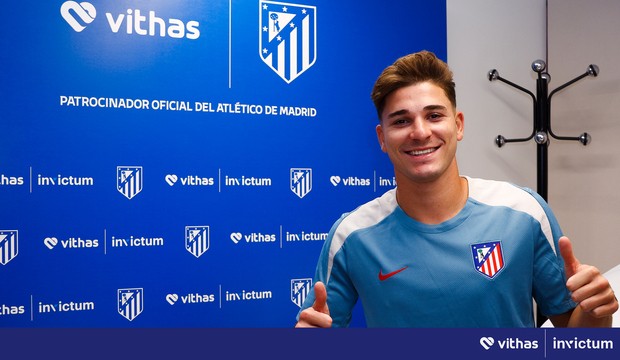 Officially... Atletico Madrid announces the inclusion of Julian Alvarez