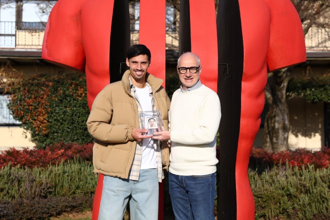 The Milan star is the Calcio Player of the Month