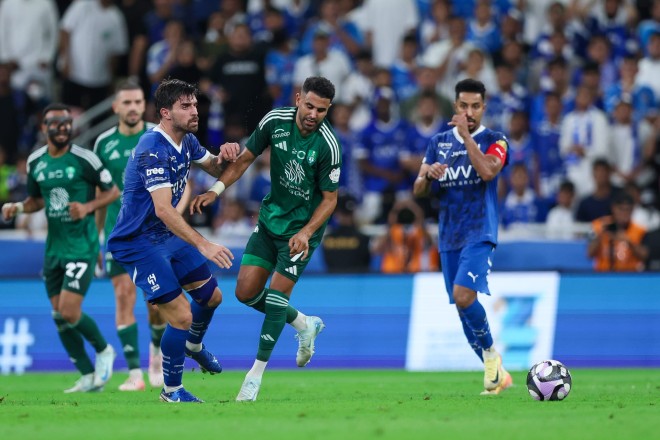 The Saudi Al-Ahly player was transferred to the hospital