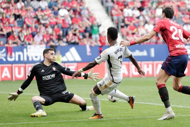 Top scorer in Real Madrid and Osasuna matches