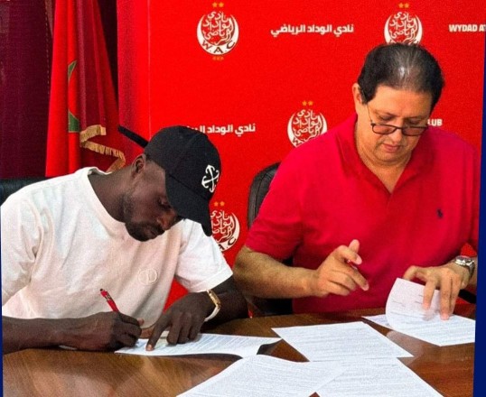 Officially... Wydad announces the annexation of Niang