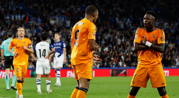 Real Madrid achieves a hard-fought victory over Sociedad