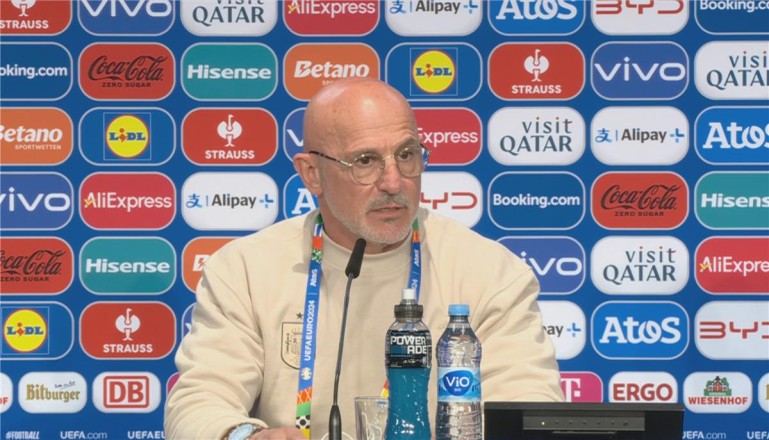 De La Fuente: England is an excellent team, and this is what I will tell the players