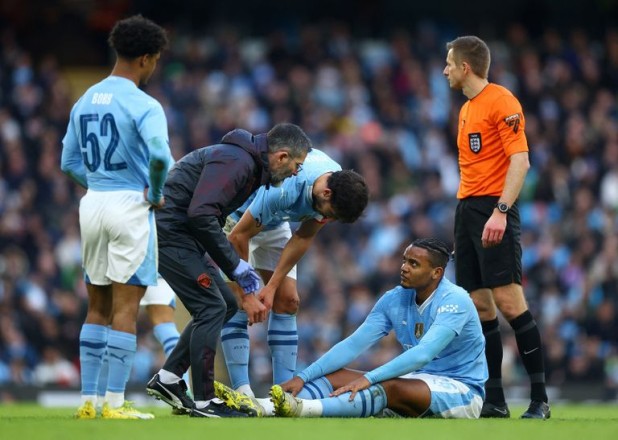 Injury strikes Manchester City player