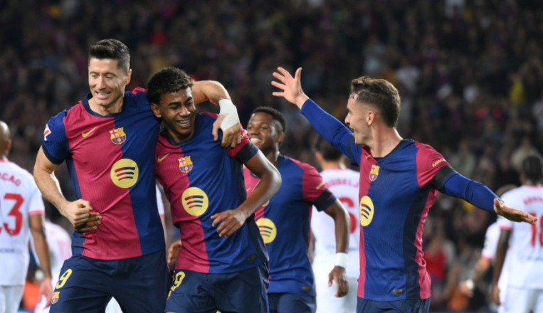 Barcelona sweeps Sevilla in La Liga