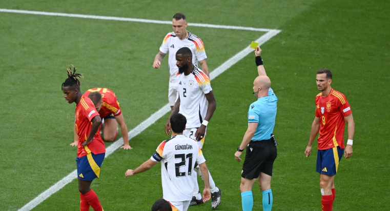 Rudiger will miss the Euro 2024 semi-finals