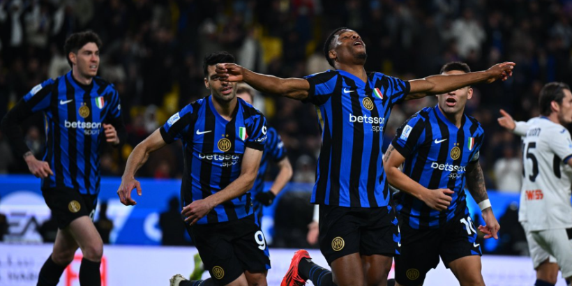 Inter crosses into the Italian Super Cup final at the expense of Atalanta