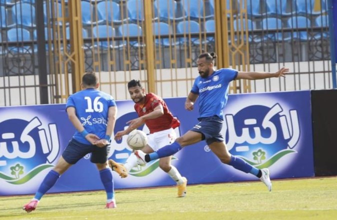 Hisham Al-Qadi was the referee for the match between Smouha and Al-Ahly Bank today