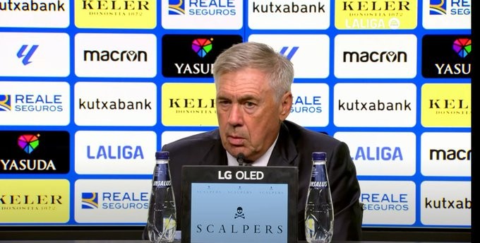 Ancelotti: Maybe we don't deserve to win, and that's the case with Diaz and Militao