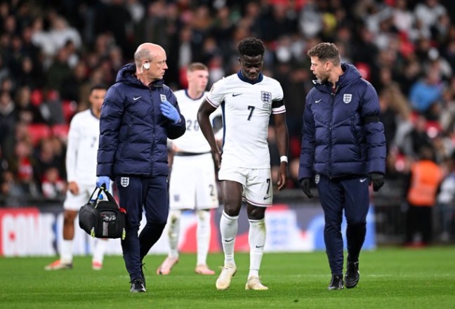 Saka leaves the England national team camp